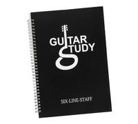 HYTROVE Guitar Sheet Music Book A4 Six-line Tab Notebook for Beginners with Pp Cover Music Practice Journal for Guitarists Teaching and Learning