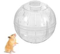 HYTROVE Hamster Exercise Ball with Ventilated Design and View Entertainment, Plastic Spherical Running for Gerbils and Small Pets Indoor Use