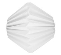 HYTROVE Handmade Foldable Paper Origami Lamp Shade, Nordic Style White Pendant Lamp Shade Iron Frame, Portable and Easy to Carry, for Bars and Offices, Simple and Fashionable Ceiling Light