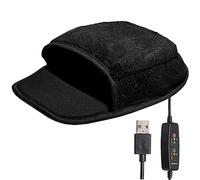 HYTROVE Heated Mouse Pad Hand Warmer Plush USB Heating Pad for Winter Comfortable Non Slip Surface Smooth Feel for Home and Office Use Reinforced Edges for Durability
