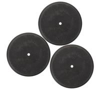 HYTROVE Heavy Duty Anti-Tipping Trash Can Weight Blocks 3pcs Plastic Round Base Stabilizers for Indoor and Outdoor Garbage Bin Secure Placement