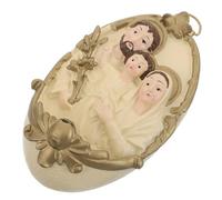 HYTROVE Holy Water Font Wall Mounted Resin Easter Decoration with Intricate Designs and Sturdy Construction for Entrance Wall Decoration and Home Altar Items, for First Communion