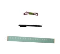 HYTROVE Kids Height Chart Wall Ruler for Bedroom Nursery, Avocado Green Canvas Growth Measurement Tape Measure and Marker, Creative Scandinavian Kids Room Decor for Boys and Girls