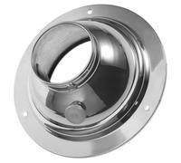 HYTROVE Kitchen Ventilation Hood Stainless Steel round Air Vent Cover, Adjustable Silver Wall Vent Outlet Hood, Universal Installation for Bedroom and Office