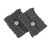 HYTROVE Knitted Coffee Mug Sleeves 2Pcs Reusable Heat-Resistant Crochet Cup Covers for Home Office Protect Hands Fits Most Cups Simple Care