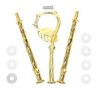 HYTROVE Leaf Designed Zinc Alloy Cake Stand Holder Heavy Cake Stand Support Easy Assembly Elegant Decor for Decorating at Parties