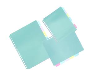 HYTROVE Loose-Leaf Page Markers Quick Reference and Easy to Find Content Made of Sturdy PP Material 3 Sets Binder Dividers with Tabs for Diary and Hardcover Notebooks for Home