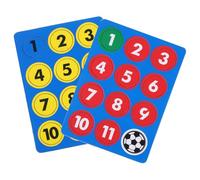 HYTROVE Magnetic Soccer Strategy Board with Numbered Counters and Coaching Pieces, for Football Team Training and Formation Planning