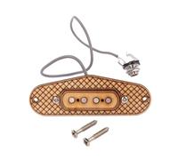 HYTROVE Maple Wood Humbucker Guitar Pickups with Alnico Coils for Cigar Box Guitar Waxed String Protection Balanced Tone Compact Design