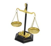 HYTROVE Metal Balance Scale Decorative Centerpiece Vintage Style Creative Scale for Home and Office Decor Elegant Table Ornament Metal Design