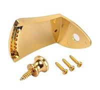 HYTROVE Metal Triangle Mandolin Tailpiece with Screws for 8-string Mandolin Suitable for Parts and Supplies