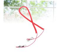 HYTROVE Meters Parrot Bird Leash Training Rope with Bite Elastic String Chew Resistant Flying Harness for Outdoor Activities Easy to Wear Foot Strap for Birds Random Color Random Color