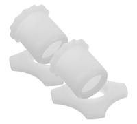 HYTROVE Microphone Anti Roll Rings Set of 2 Glow-In-The-Dark Silicone Bottom Rod Sleeves for Wireless Mic Ktv Accessories