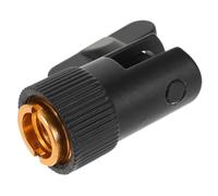 HYTROVE Microphone Shock Mount Screw Adapter 4.5cm Anti-vibration Mic Holder Nut Black Compatible Studio Condenser and Gaming Microphone Stand Clip for Desk Use