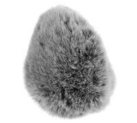 HYTROVE Microphone Windscreen Muff Windshield Pop Filter Furry Mic Mask Shield Outdoor Wind Cover Black White Mix for Studio and Live Performance