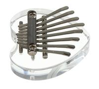 HYTROVE Mini Key Kalimba Finger Piano Portable Musical Instrument for Beginners and Adults for Christmas Valentine Day and Birthdays Crystal Heart Design with Sound