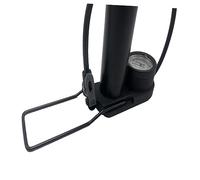HYTROVE Mini Portable Bike Foot Pedal Pump High Pressure Air Inflator with Barometer Metal Multi Purpose Household Tire Pump for Home Use Black