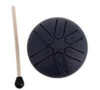 HYTROVE Mini Steel Tongue Drum 3 Inch Key Pan Hand Drum with Mallets for Yoga Meditation Traveling Portable Sound Healing Instrument