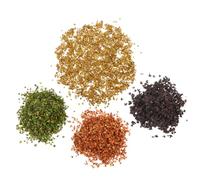 HYTROVE Miniature Artificial Leaves Wood Chip Material, Easy to Maintain 4 Packs Decor Realistic Details for DIY Scenery Landscape and Office Model Train Accessories
