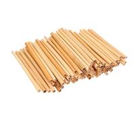 HYTROVE Natural Reed Tubes Sturdy Lightweight Nesting Tubes 100pcs Easy Installation for Mason Bee Houses and Bee Hotels for Outdoor Gardens and Pollination
