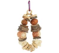 HYTROVE Natural Small Pet Molar for Hamsters Rabbits Birds Chewing Ball for Teeth Grinding Gnawing Fun Healthy Dental Care Suitable for Guinea Pigs Parrots Squirrels and Small Animals