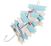 HYTROVE Nautical Wall Hooks Set 3Pcs Coat and Hat Hangers for Coastal Wall Decorations and Seaside Living Spaces Random Style