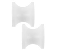 HYTROVE Nylon Anchor Roller Replacement Wheel 2pcs Heavy Load Endurance Bow Fitting Roller Marine Kayak Boat Accessories for Yacht and Watercraft for Rough Sea Conditions