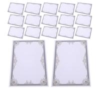 HYTROVE of Blue Blank Certificate Paper Printable School Diploma Paper 50 Sheets Rounded Corners and Smooth Edges for Awards and Honours
