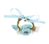 HYTROVE Pet Flower Collar for Dogs Cats Comfortable Knitted Design Decorative Wreath for Parties Outdoor Events Floral
