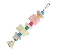 HYTROVE Pet Parrot Cuttlefish Bone Chew Supplement for Birds Fun Molar for Parakeets Cockatiels Macaws Safe Bird Supplies Hanging