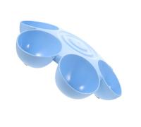 HYTROVE Pet Water Bowl Flower Shape Design Compartment Cat Dog Feeder for Pets