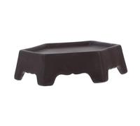 HYTROVE Plant Pot Holder Ceramic Flower Pot Trays Hexagonal Plant Trays Craft Decoration