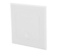 HYTROVE Plastic Access Cover Plate for Wall and Ceiling, Removable Square Inspection Panel with Universal Adhesive, Suitable for Plumbing Electrical Work and Drywall Maintenance, White
