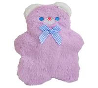 HYTROVE Plush Pencil Bag Cute Bear Design Portable Organizer for School Supplies Lightweight and Washable Pencil Case for Pens and Coins for Students and Artists