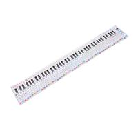 HYTROVE Portable 88-key Piano Practice Chart with Finger Simulation for Beginners, Roll-up Piano Keyboard Note Guide Sheet for Learning and Teaching