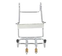 HYTROVE Portable Erhu Waist Holder Iron Stand with Built-in Leather Spacer Stable Bracket for Flat Bottom Erhu for Performance for Walking Use