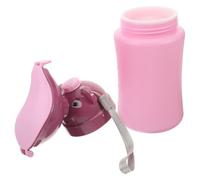 HYTROVE Portable Travel Pee Bottle, Pink Abs Emergency Urinal with Quick Solution Design for Night Time Bathroom Needs and Easy Portable Use