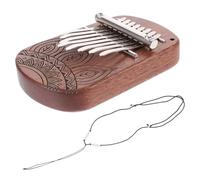 HYTROVE Portable Wooden Mini Thumb Kalimba with 8 Tones, Melodious Melody Finger Piano for Beginners and Boys and Girls, Music Instrument for School and Family Use