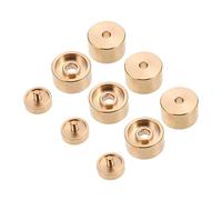 HYTROVE Press Cover Trumpet Piston Buckle Copper Practical Trumpet Accessories Beautiful Appearance Excellent Design Not Easy to Deform for Brass Instruments