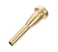 HYTROVE Professional Horn Mouthpiece Small Horn Replacement Part for Beginners, Gold Tone Brass Music Instrument Accessory Suitable for Student Players