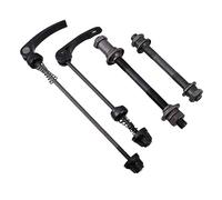 HYTROVE Quick Release Bike Skewers and Hollow Shaft Set Metal Front and Rear Wheel Hub Axle Tool Flip Lever Design for Mountain and Road Bikes Easy Wheel Removal and Installation