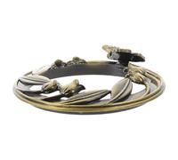 HYTROVE Retro Zinc Alloy Windproof Candle Cover Heat-gathering Artistic Lid with Mellow and Smooth Surface Design for Incense Burner and Candle Holder in Low Temperature Environment