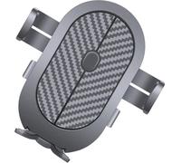 HYTROVE Reusable Phone Rack with Clip-on Design Wear-resistant Plastic Phone Mount for Stroller and Trolley 360-degree Rotation Stable Support