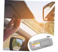 HYTROVE Right Side Passenger Sun Visor with Makeup Mirror Practical Auto Sun Visor Replacement for Front Windshield Easy Installation Compatible with Various Car Models Gray Shade