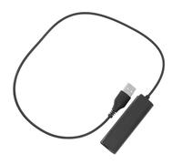 HYTROVE Rj9 Plastic Compact Converter to USB Adapter Cable for Headset Connection for Audio Devices, for Remote Working and Work from Home Use