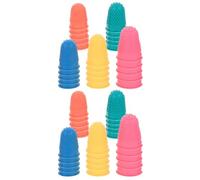 HYTROVE Rubber Finger Protectors with Firm Fit 50pcs Non-Slip Finger Covers Random Color for Writing and Tight Fishing Lines for Sorting and Counting Tasks