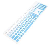 HYTROVE Silicone Keyboard Protective Film Cover for Wired Keyboards Compatible Kb216, Thin Dustproof Skin for Home