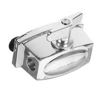HYTROVE Silver Plated Iron Tom Drum Kit Mount Clamp Strong Durability Easy Installation Adjustable Drum Holder Bracket