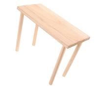 HYTROVE Small Animal Wooden Platform with Easy Installation Brackets, Hamster Play Platform, Rectangular 7.5''/19Cm Height for Cage Accessories