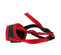 HYTROVE Small Dog Muzzle for Barking French Bulldog Muzzle to Prevent Biting Chewing Breathable Dog Mask Adjustable Strap